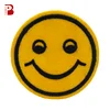 Custom smile face felt embroidered patches