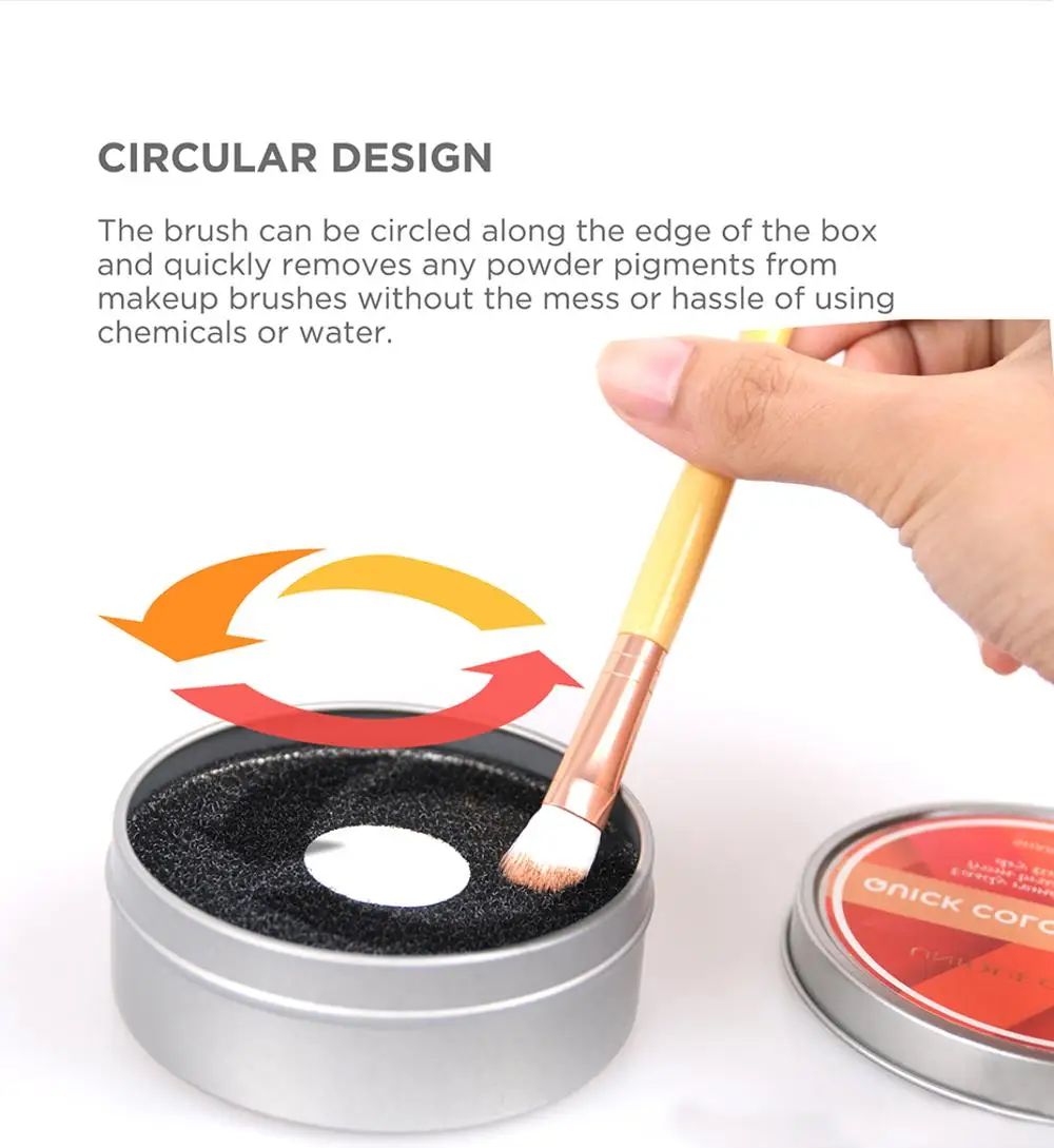 Private Label Free Sample Foaming Sponge Makeup Brush Cleaner