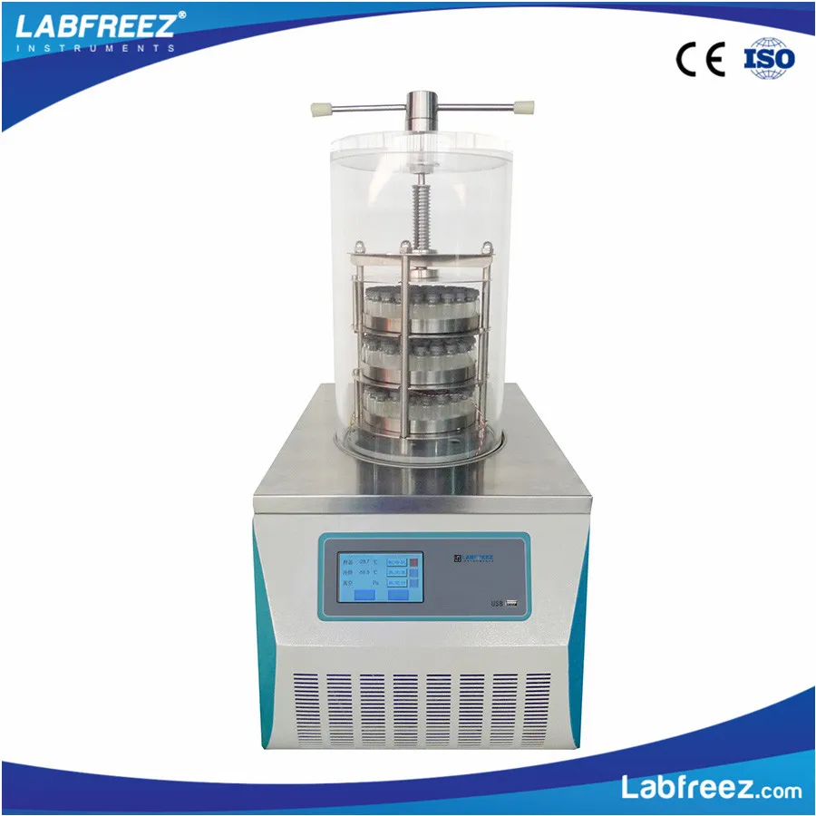  Laboratory Freeze Dryer Machine Table Tope for Food