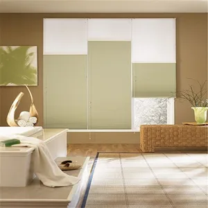 Image of battery motor day and night dual cellular honeycomb blinds