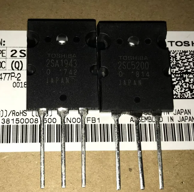 2pair 2SA1943 /& 2SC5200 PNP Power Transistor HOT TWNS