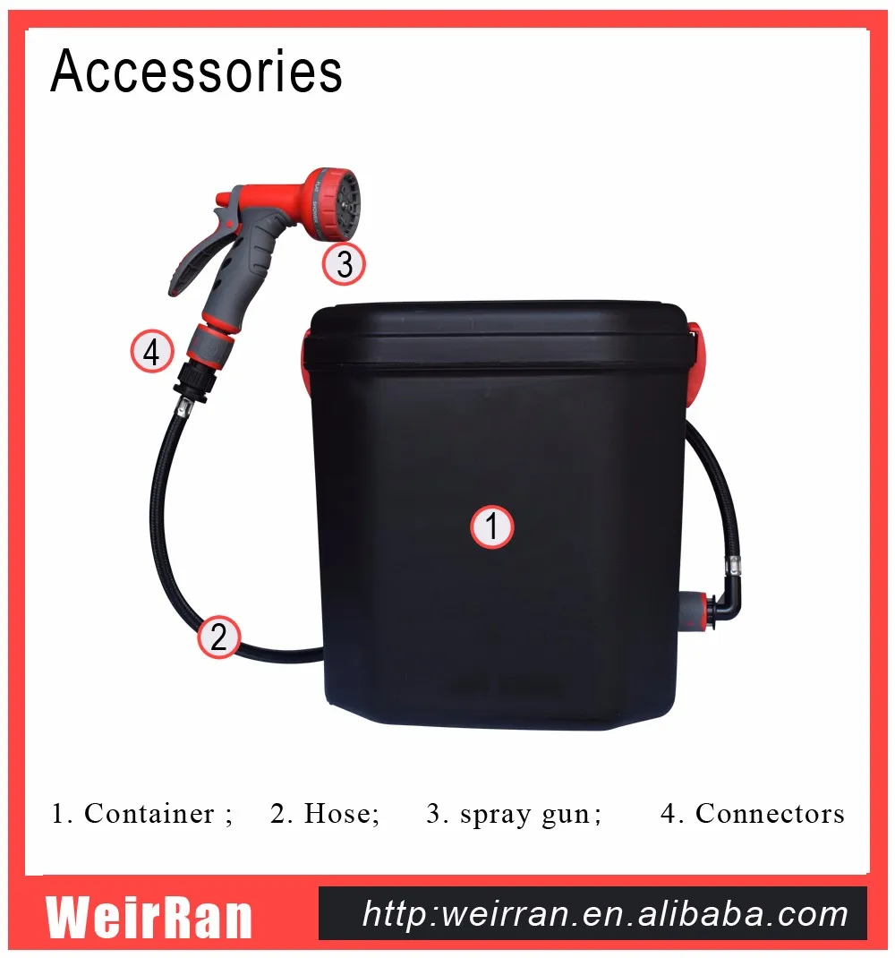 16l Portable Multiple Wash Camping Showers For Sale For Outdoor Buy