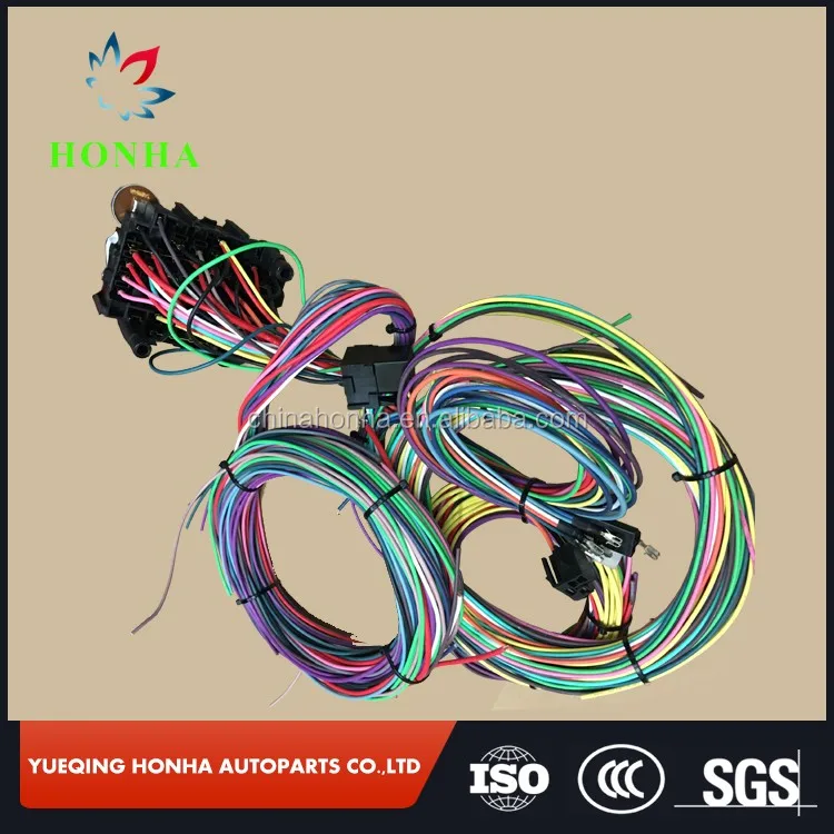 21 Circuit Ez Wiring Harness Chevy Mopar Hotrods Universal Xlong Wires