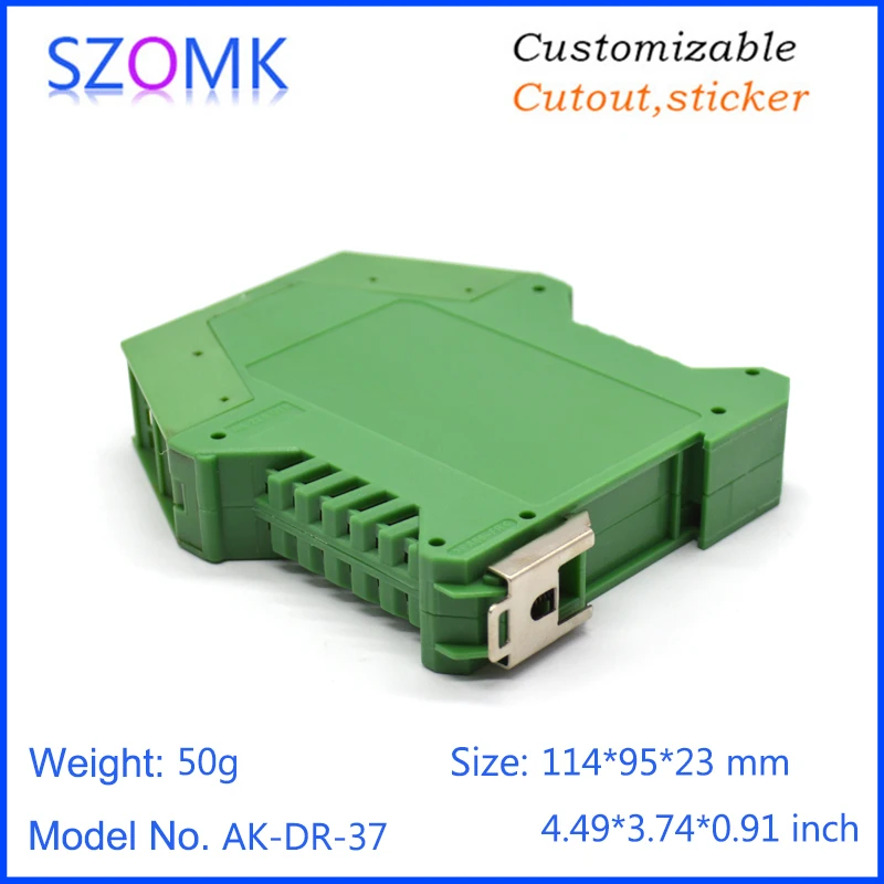 PLC Công Nghiệp Nhựa Tiêu Chuẩn Din Rail Enclosure Hộp Điều Khiển