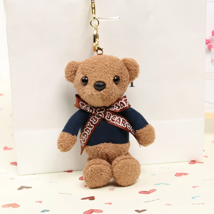 stuffed bear keychain