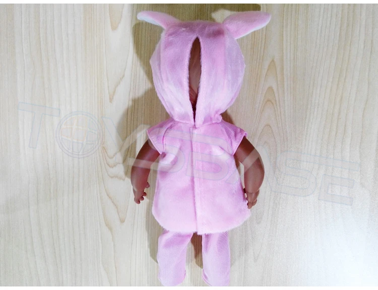 DDC259431 11.5 Inch Wholesale Black Plastic Dolls For Kids Baby Doll Baby Black Doll Head_3.jpg