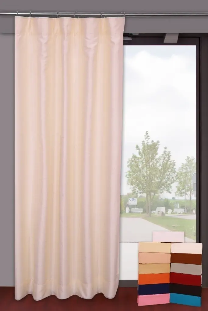 Buy Ivory Faux Silk Satin Dupioni Curtains Each 51 Quot 130 Cm