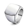 Titanium steel men's ring Solid restoring ancient ways smooth titanium steel ring stainless steel ring