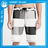 Hot sale long black white board shorts swim trunks