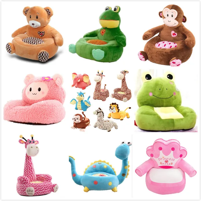 kids plush animal chairs