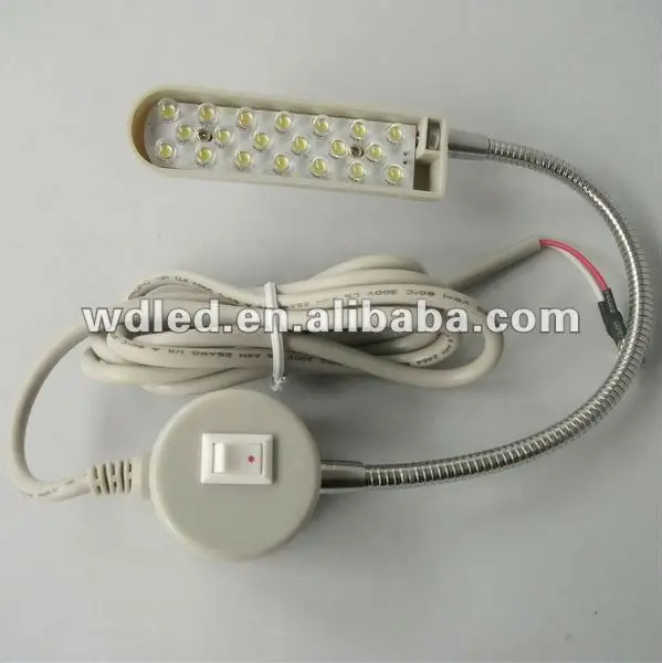 flexible pipe led sewing machine light lamp/bulb light/light bulb