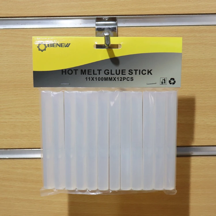Head Card 10 Pcs Clear Hot Melt Glue Adhesive Sticks 11x 200 X 10mm For