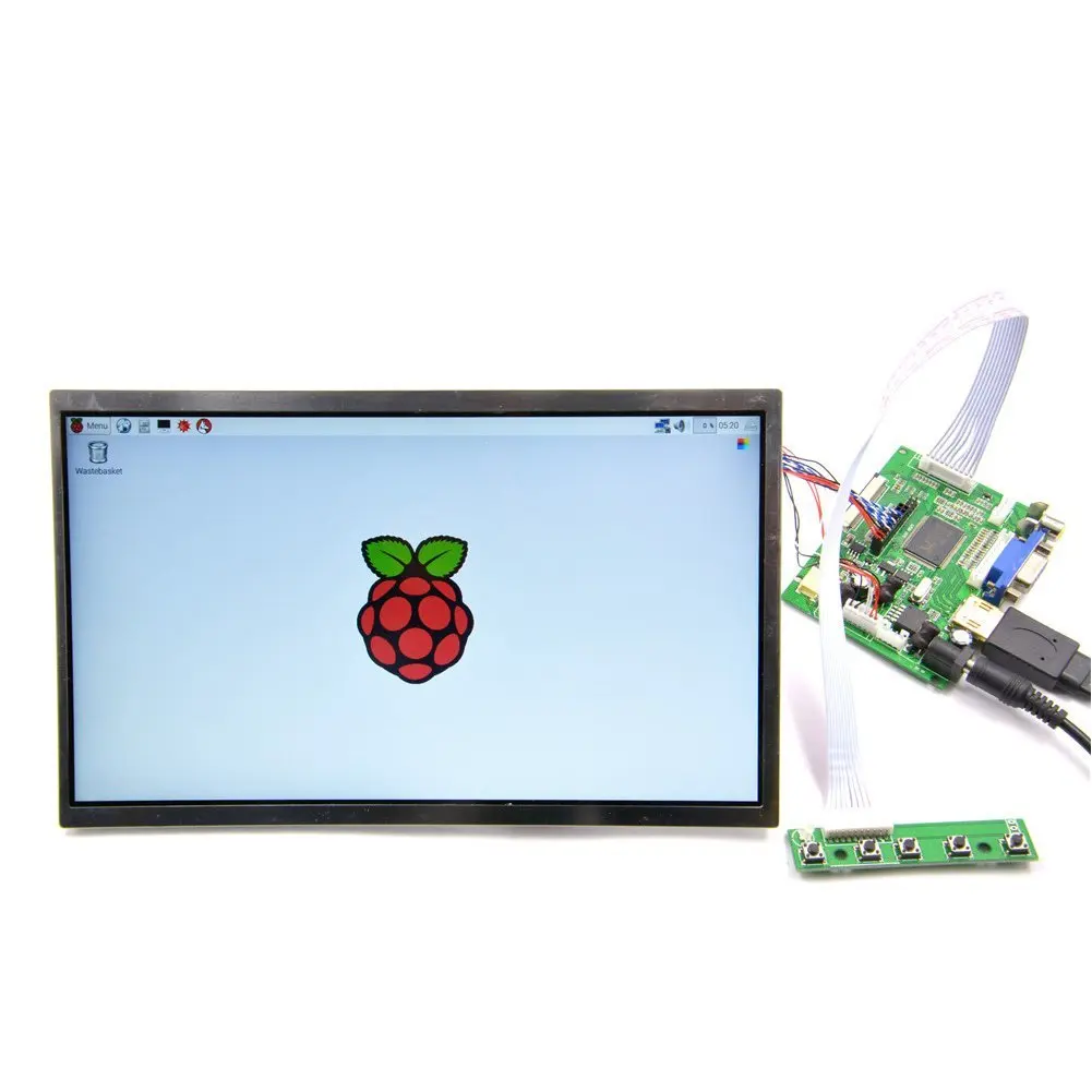 Buy Geeekpi 10 1 Inch 1366x768 Lcd Display Hdmi Monitor Tft Screen Panel Driver Board Hdmi Vga 2av For Raspberry Pi 3 2 Model B B B A In Cheap Price On Alibaba Com