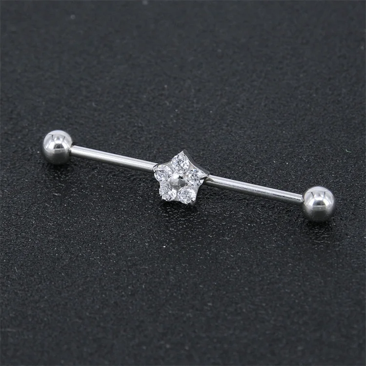 New Arrival Free Sample Body Piercing Jewelry Titanium Industrial