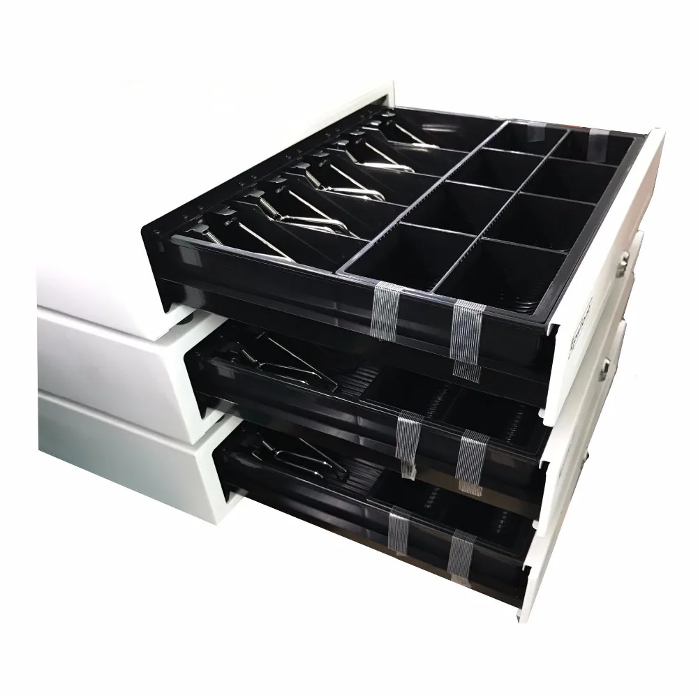 Qr330 Small Cash Register/drawer/box With 4 Bill 5 Coin Electronic