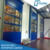 PVC High Speed Fast Rolling Ware House Interior Door control
