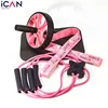 stretch strap resistance band loop AB wheel roller stretch training set