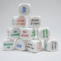 

Custom Printed 25mm Funny Game Rolling Decider Party Bar Pub Adult Favor Toys Drinking Dice