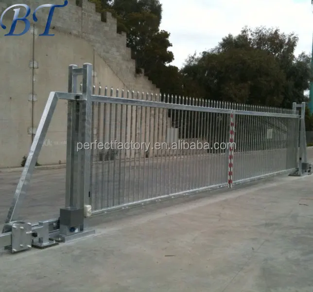 
Galvanized metal Automatic Sliding Gates For Driveways 
