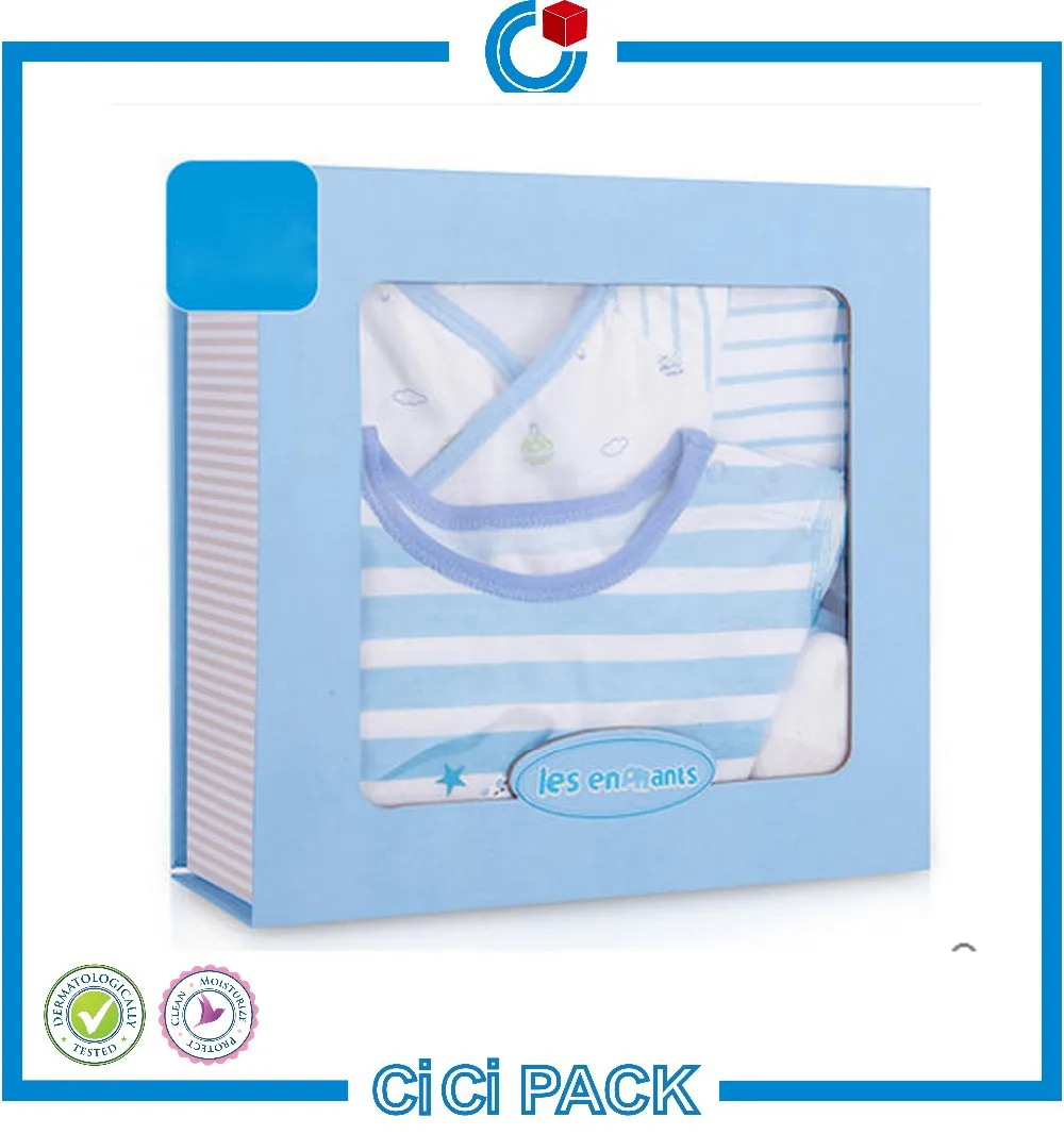 Recyclable Feature Corrugated Paper Baby Clothing Packaging Box