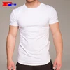 Wholesale Gym Wear Cotton Shirt Men Short Sleeve Scoop Hem Fitness t shirt