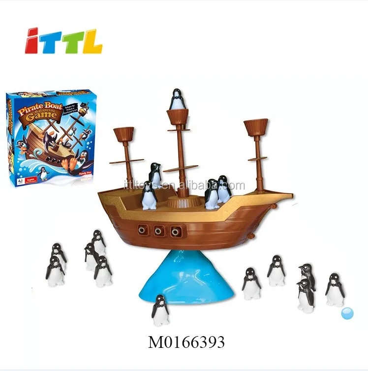 Ship Balancing Game For Kids Playing Plastic Toy Game Kids Travel Game