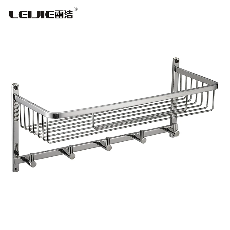 Bathroom Hanging Baskets Stainless Steel Wall Mounted Storage Basket