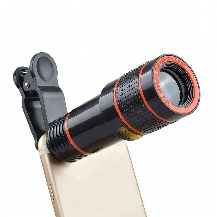 

Hot selling18x zoom mobile phone telephoto zoom lens for iphone 5 mobile phone lens, Black