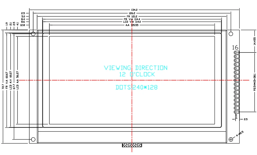 240x128 Graphic Fstv Lcd Module Monochrome Display Mono Graphic Lcd Buy Fstn Lcd Display Fstn Lcd Module Display Graphic Fstn Lcd Module Display Product On Alibaba Com