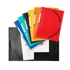 PP A4 3 Flap Elasticated File Folder with Spine Label for Filing and Storage