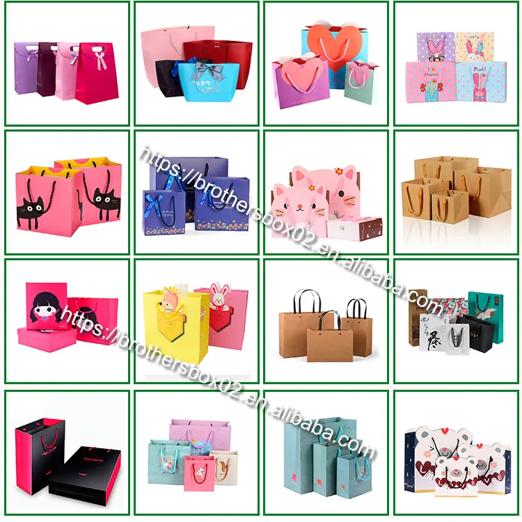 china supplier kraft paper bag with handle