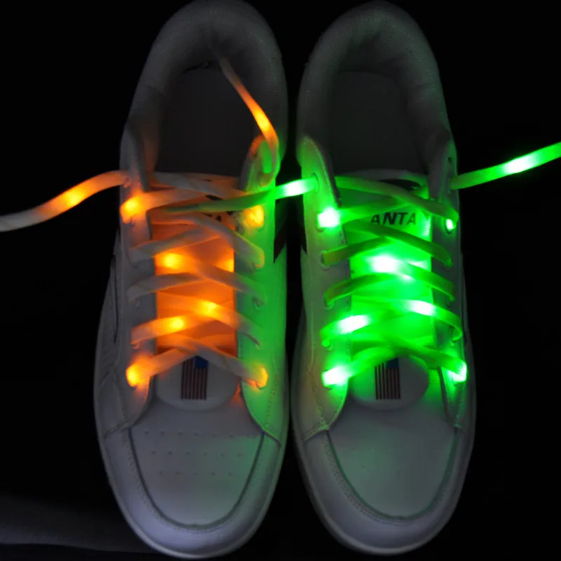

Glow in the Dark shoelaces flashing LED Shoelace