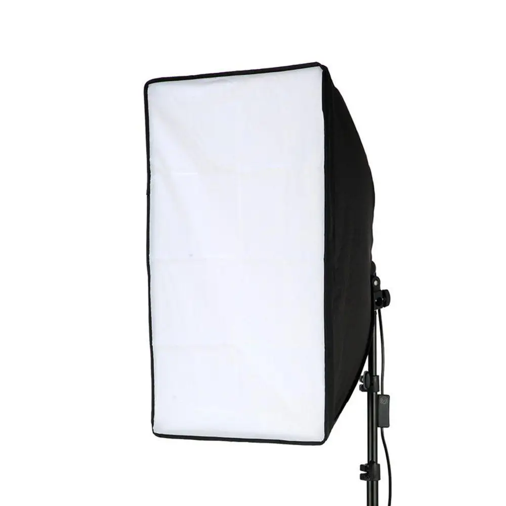 

50x70cm 20" x 28" Large Soft Box Studio Light Photography Softbox, Black