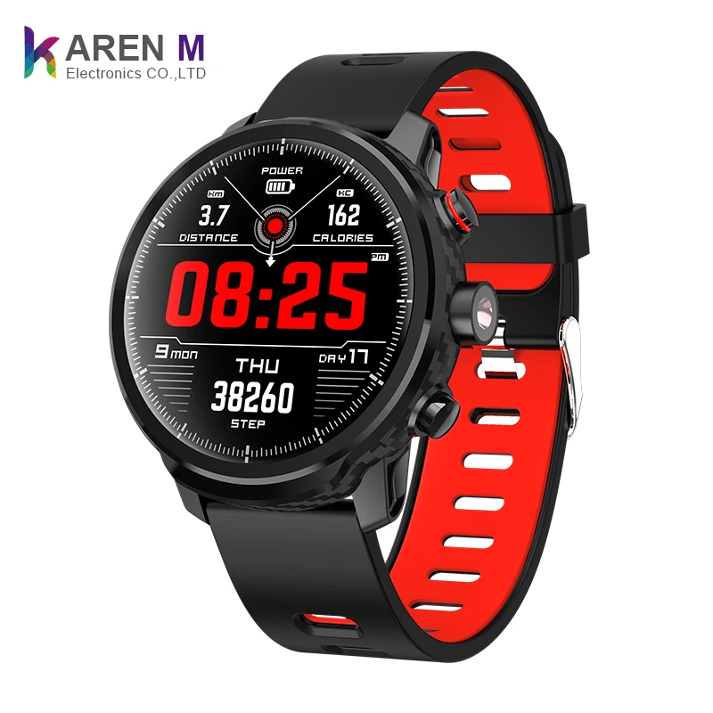 

2019 Microwear L5 Smart Watch Men IP68 Waterproof Multiple Sports Mode Heart Rate Bracelet Weather Forecast Bluetooth Smartwatch, N/a