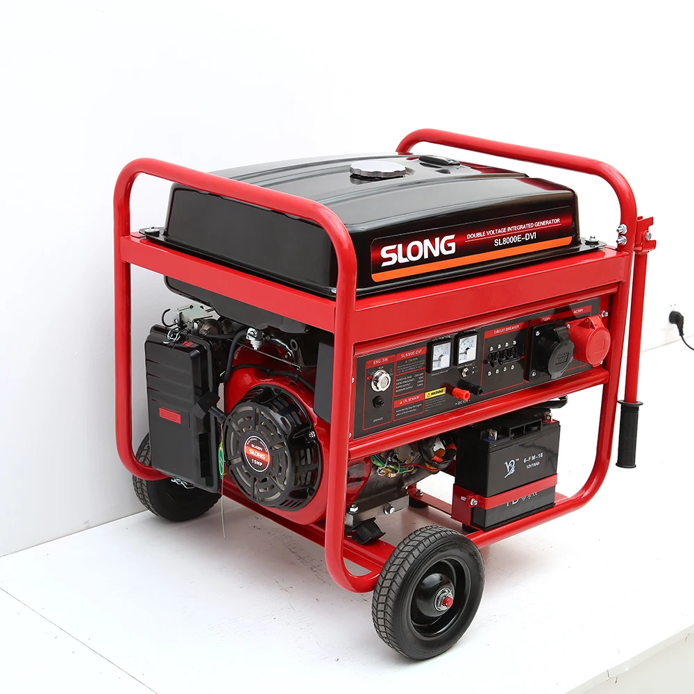 Dual Voltage 11v/220v Gasoline Generator - Buy 6kw,Portable Gasoline ...