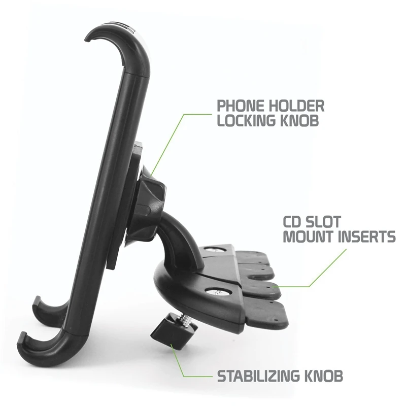 Universal Car CD Slot Mount Holder Adjust Compatible with 7.9-9.7inch Stand For GPS Cell Phone Tablet Mobile phone Holder