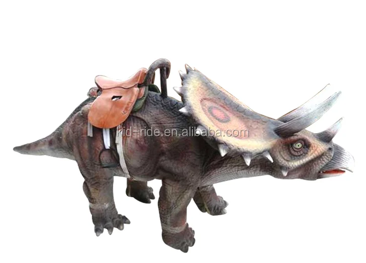 toy riding dinosaur