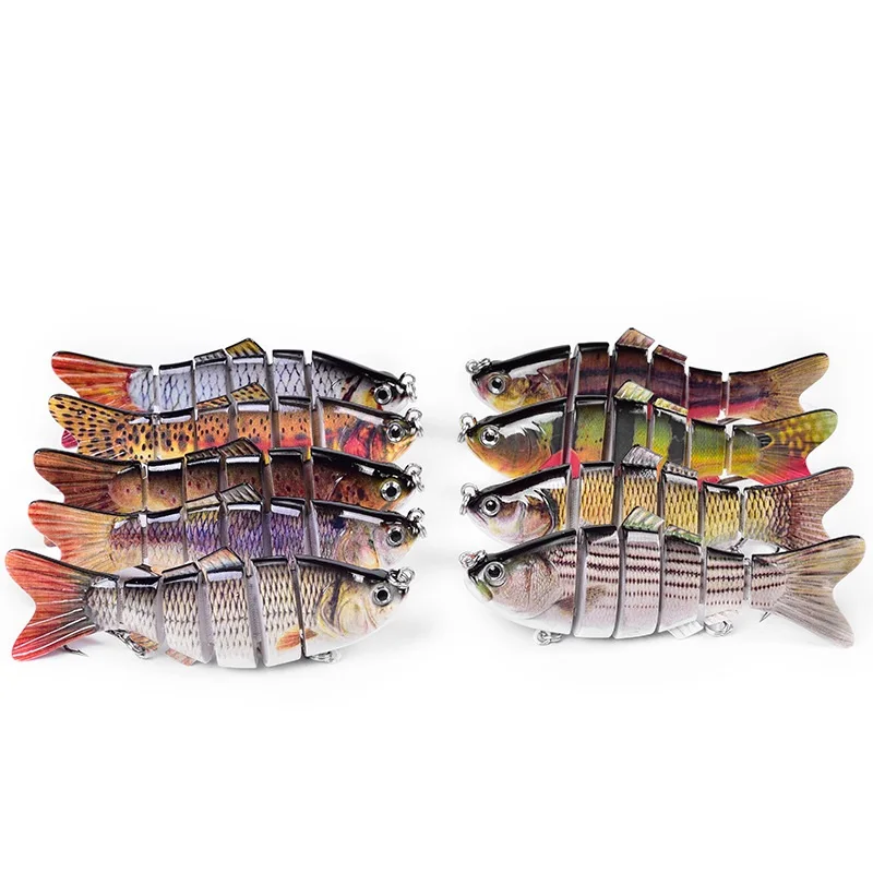 

Peche 19.5g/10cm 18 Colors 6 Segment Carp Fishing Lure Fishing Hard Bait