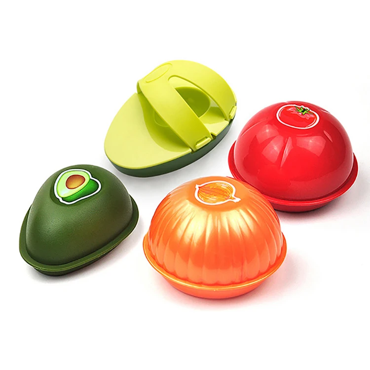 

Online Shop Creative Ideas Kitchen Accessories Keep Fresh Color Plastic Fruit Shape Food Fresh Keeping Bowl CrisperWith Cover