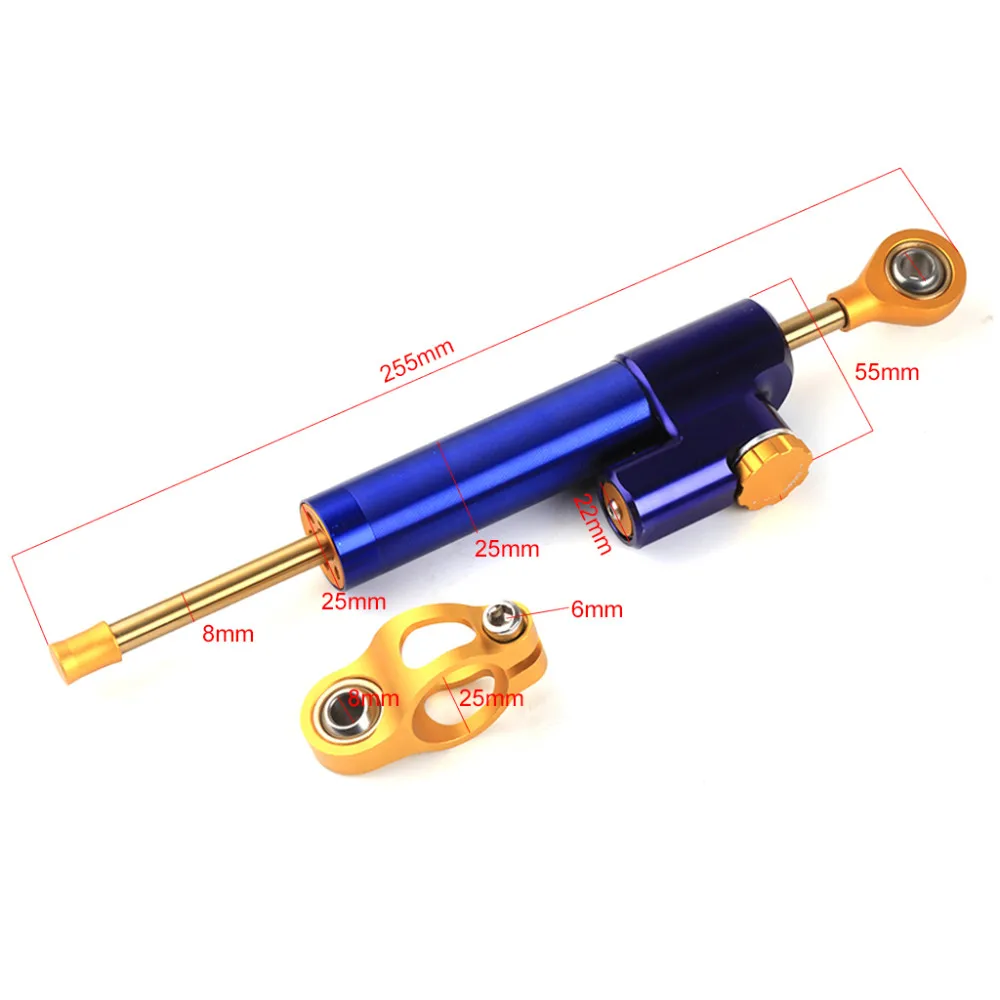 Universal 26cm Motorcycle Steering Damper Safety Control Linear Csc