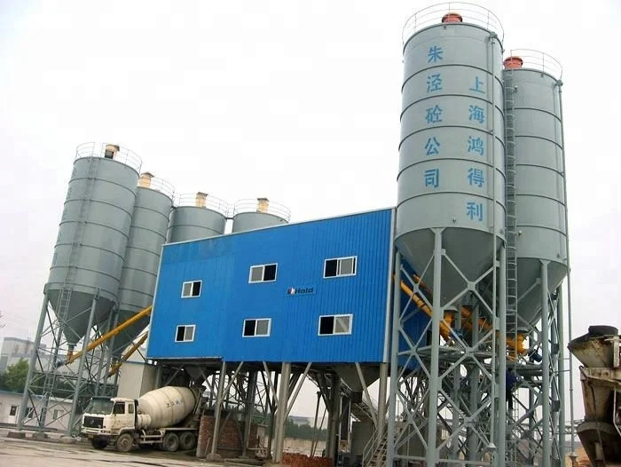 HZS60 concrete mixing plant