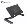 Aluminioum Folding Computer Desk With USB Cooling Fans