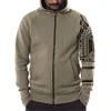 hiphop mens sports print national pattern print fashion fleece track jackets