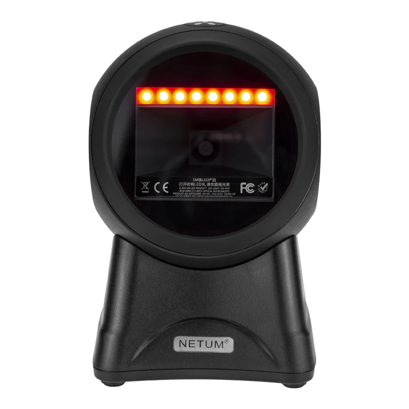 

High quality NT-2050 high speed portable omnidirectional barcode scanner, Black