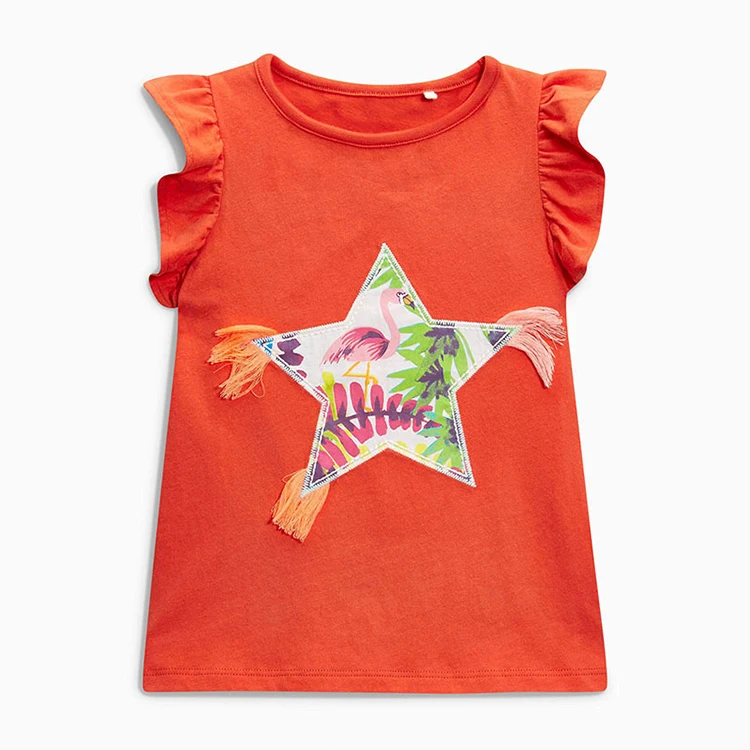 Wholesale Custom Children Clothing 100 Cotton Cute Printing Kids Girl