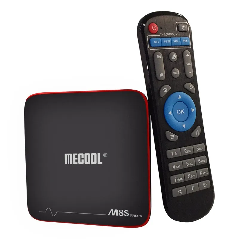 New arrival original mecool M8S Pro W S905W TV Box Android 7.1 android ott tv box mecool M8S