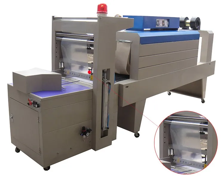 Voltage AC220 / 380V accurate control semi-automatic shrink wrap packaging machine