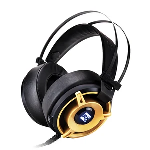 Gaming Headset LED Lights Sound Control