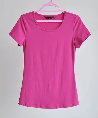 

Blank ladies t shirt from China factory