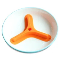 

New Creative Tableware Supplies Silicone Food Separator Sorting Sucker and Food Divider plate